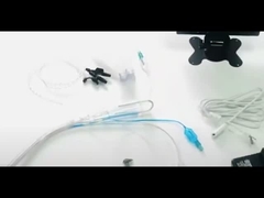 Tubo endotracheale di aspirazione rinforzato a manette visive monouso in PVC con fotocamera in miniatura