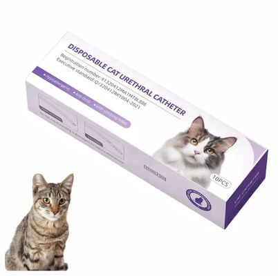 comprare Catetere urinario per gatti con stiletto per uso professionale veterinario, catetere di ritenzione per lavaggio per la cura felina fabbricazione online