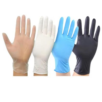 comprare Guanti monouso in lattice ad alta elasticità multicolore rosa/blu/bianco Guanti per visita medica certificati ISO/CE fabbricazione online