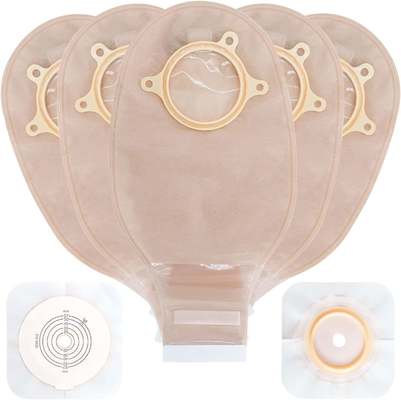 comprare Sterile Leakproof Comfortable Two-Piece Ostomy Bag with Opening for Easy Drainage fabbricazione online