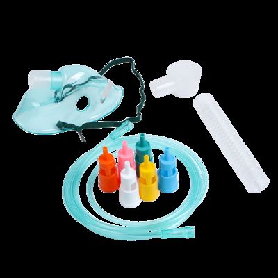 comprare Maschera per ossigeno Venturi regolabile con 6 diluitori codificati a colori e tubo flessibile anti-piegatura per un controllo preciso della FiO2 fabbricazione online