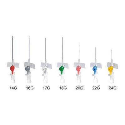 comprare Disposable Butterfly IV Cannula with Winged Design for Easy Insertion and Secure Placement fabbricazione online