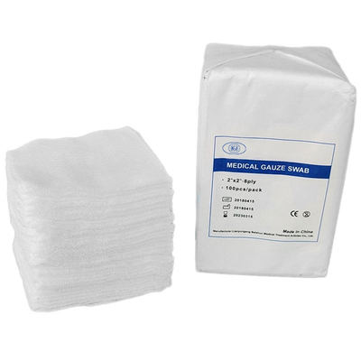 comprare Multi-Purpose Sterile Square Gauze Pads for Wound Care and Dressing, Soft and Absorbent fabbricazione online
