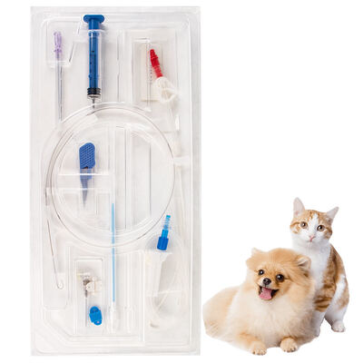 comprare Kit di drenaggio veterinario sterile con durata di conservazione di 3 anni e strumento di classe III per il drenaggio sicuro dei liquidi fabbricazione online
