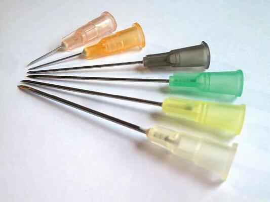 comprare 18G-30G Aghi per iniezione dentale in acciaio inossidabile Aglio sterile ipodermico usa e getta per l'odontoiatria con mozzo a codice di colore ISO fabbricazione online