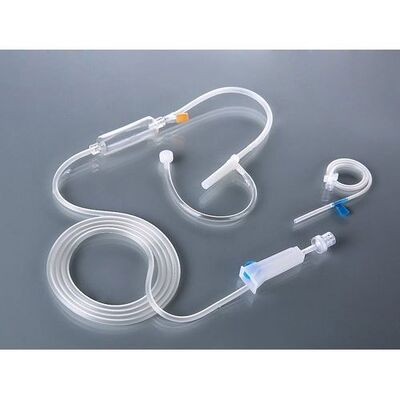 comprare Set per infusione endovenosa monouso con regolatore di flusso regolabile da 60 gocce/ml per la cura del paziente pediatrico fabbricazione online