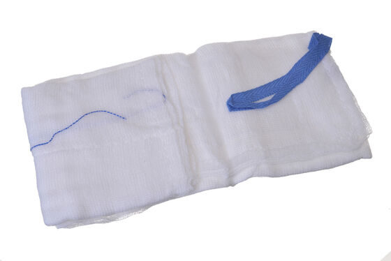 comprare Cuscinetto addominale monouso medico sterile in cotone 100% 45 * 37 cm con filo rilevabile ai raggi X per chirurgia laparotomica fabbricazione online