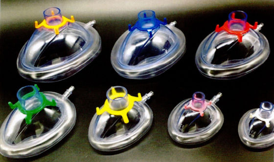 comprare Dispositivi gonfiati smontabili della via aerea di anestesia dell'ossigeno del PVC dell'infante della maschera del cuscino d'aria del Odm fabbricazione online