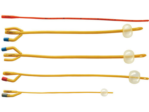 Buon prezzo Maschio rivestito di silicone antimicrobico medico Fr12-26 del catetere di Foley del lattice di 2 modi in linea