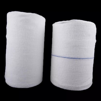 Buon prezzo rotolo 100% di cotone medico della sostanza assorbente idrofila sterile del cotone di 100m x di 90cm Gauze Roll sterile eliminabile in linea