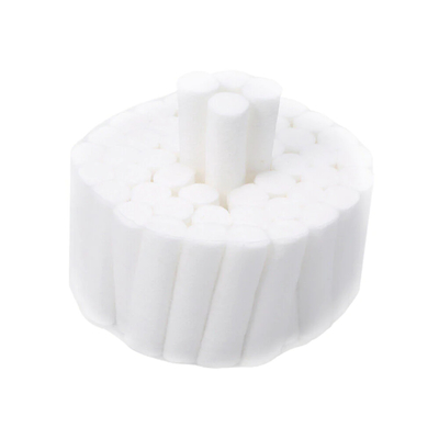 Buon prezzo prodotto eliminabile dentario 100% del cotone di 8mm/10mm del cotone assorbente chirurgico dentario eliminabile di Rolls in linea