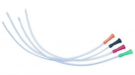 Buon prezzo Catetere rivestito di silicone eliminabile medico di Nelaton del catetere di iso del CE con gli occhi normali in linea