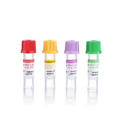 Buon prezzo Micro tubi di raccolta del sangue a vuoto monouso tubi di raccolta del sangue PP per il rilevamento delle cellule in linea
