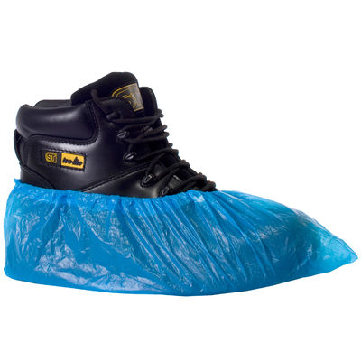 Buon prezzo Coperture di scarpe non tessute non scivolose monouso per ospedali Coperture di scarpe PP CPE OEM in linea