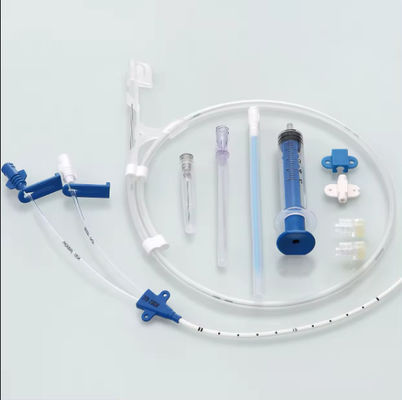 Buon prezzo Catetere venoso centrale Kit di CVC medico a doppio lume Catetere venoso centrale in linea