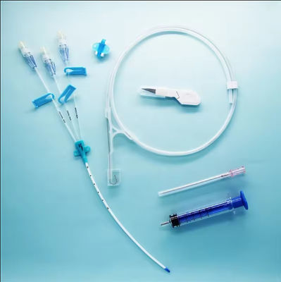 Buon prezzo Catetere venoso centrale Kit medico CVC a tripla luce per l' somministrazione di farmaci e il monitoraggio della pressione venosa centrale in linea