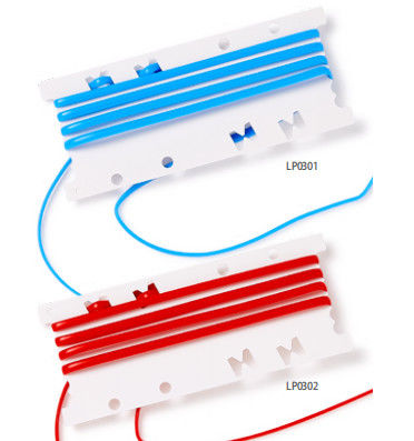 Buon prezzo Loops vascolare supporto flessibile durevole per il posizionamento vascolare e la protezione blu rosso bianco giallo identificare il vaso in linea
