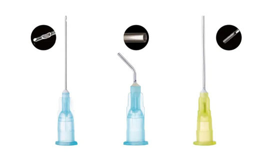 Buon prezzo Punta dell' ago per irrigazione dentale multicolore per la pulizia delle ferite 25g 27g 30g Punta Con foro laterale chiuso in linea