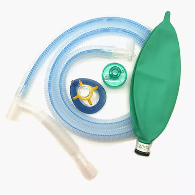 Buon prezzo Circuito di respirazione per anestesia da 1,5 m per adulti, espandibile con maschera e sacchetto di respirazione in linea