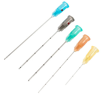 Buon prezzo Fornitura del produttore 16G-30G Aglio a punta contundente Micro cannula con ago ipodermico per la bellezza in linea