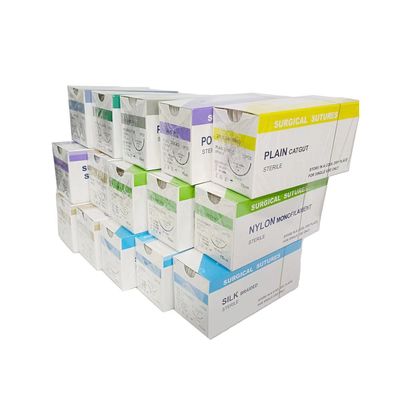 Buon prezzo Suture chirurgiche sterili in nylon Suture in monofilamento di nylon con ago in linea