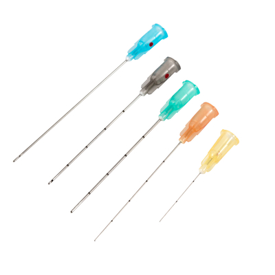 Buon prezzo 16G-30G Microcannula a punta contumace con ago ipodermico per riempitivi cutanei in linea