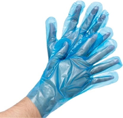 Buon prezzo Guanti in plastica usa e getta per cucina, casa, catering, gamberi, barbecue, guanti in film di PE, ispessiti e resistenti all'acqua in linea