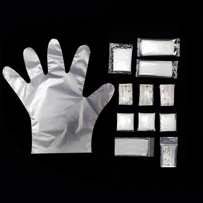 Buon prezzo Guanti monouso in PE per uso alimentare con consistenza in rilievo antiscivolo e confezionati individualmente per sicurezza in linea