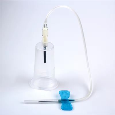 Buon prezzo Disposable 23G Butterfly Blood Collection Needle Set with Holder for Clinical and Patient Care in linea