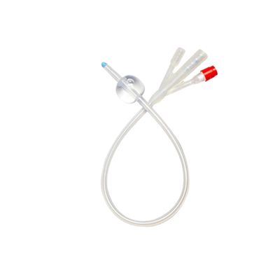 Buon prezzo Sterile 3-Way Silicone Foley Catheter for Adult Use with Balloon Control in Fr 16-26 in linea