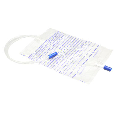 Buon prezzo Medical-Grade PVC Urine Bag with Push-Pull Drain Valve 2000ml Leakproof for Hygienic Collection in linea