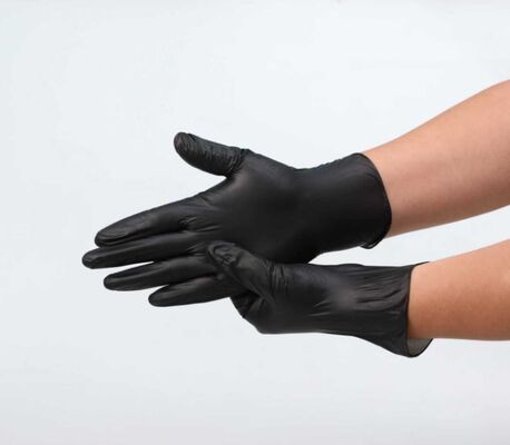 Buon prezzo Guanti di controllo del nitrile di qualità superiore Guanti di protezione multiuso pesanti senza polvere e senza lattice per laboratorio, bellezza e uso industriale in linea