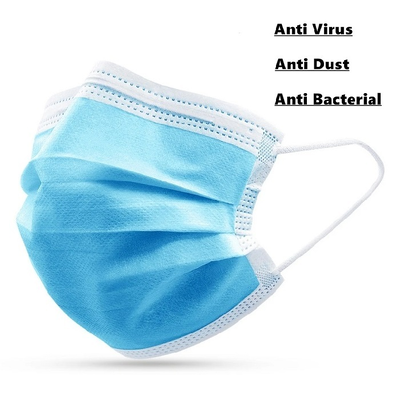 Buon prezzo Maschera non tessuta 3Ply Maschera medica personalizzata Logo chirurgica Maschera medica usa e getta In linea
