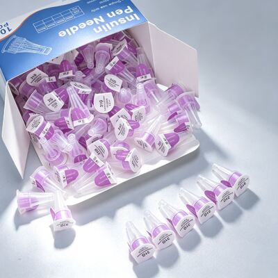 Buon prezzo 32G 4mm Aghi Monouso Viola per Penna da Insulina Sterili CE ISO OEM In linea