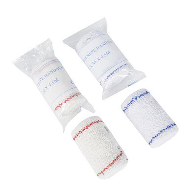 Buon prezzo Vendetta medica crepe monouso da 5cm*4,5M con clip per il bendaggio delle ferite e supporto per la benda medica elastica In linea