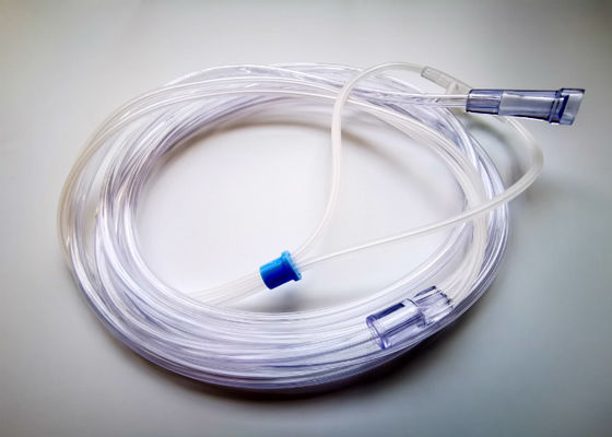 Buon prezzo ossigeno diritto della metropolitana nasale della cannula di flusso debole del PVC di 2.1m in linea