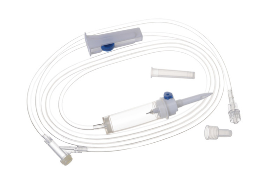 Buon prezzo L'infusione di Admin ha fissato la cura del paziente del tubo su misura regolatore monouso sterile di flusso dell'iniezione di norma ISO Y in linea