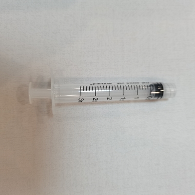 Buon prezzo Concentrico delle siringhe della serratura di Luer sterilizzato dal EO tre parti di 3ml per l'iniezione in linea